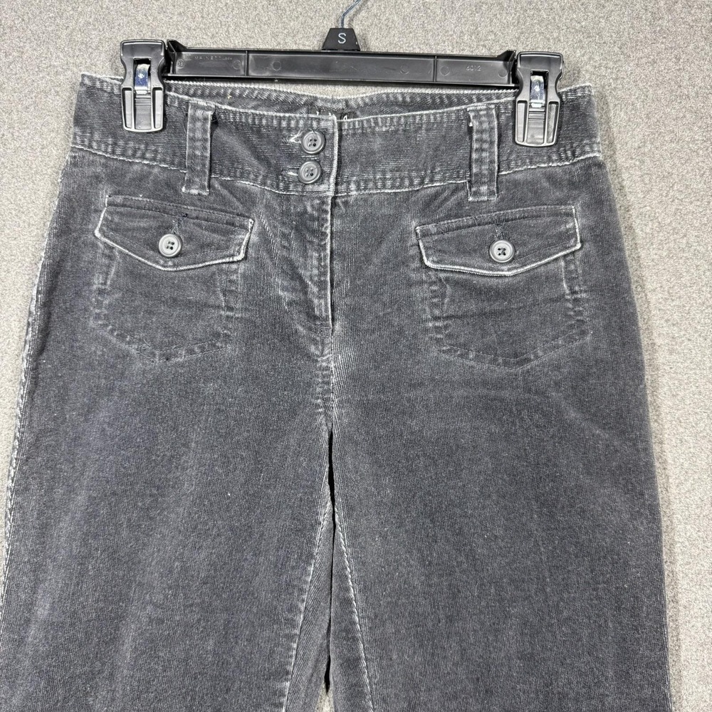 International Concepts I.N.C. Women's Black Corduroy Pants Size 4P Vintage